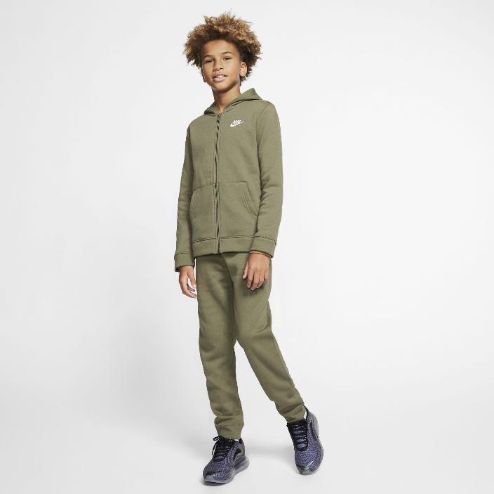 Khaki green outlet tracksuit junior